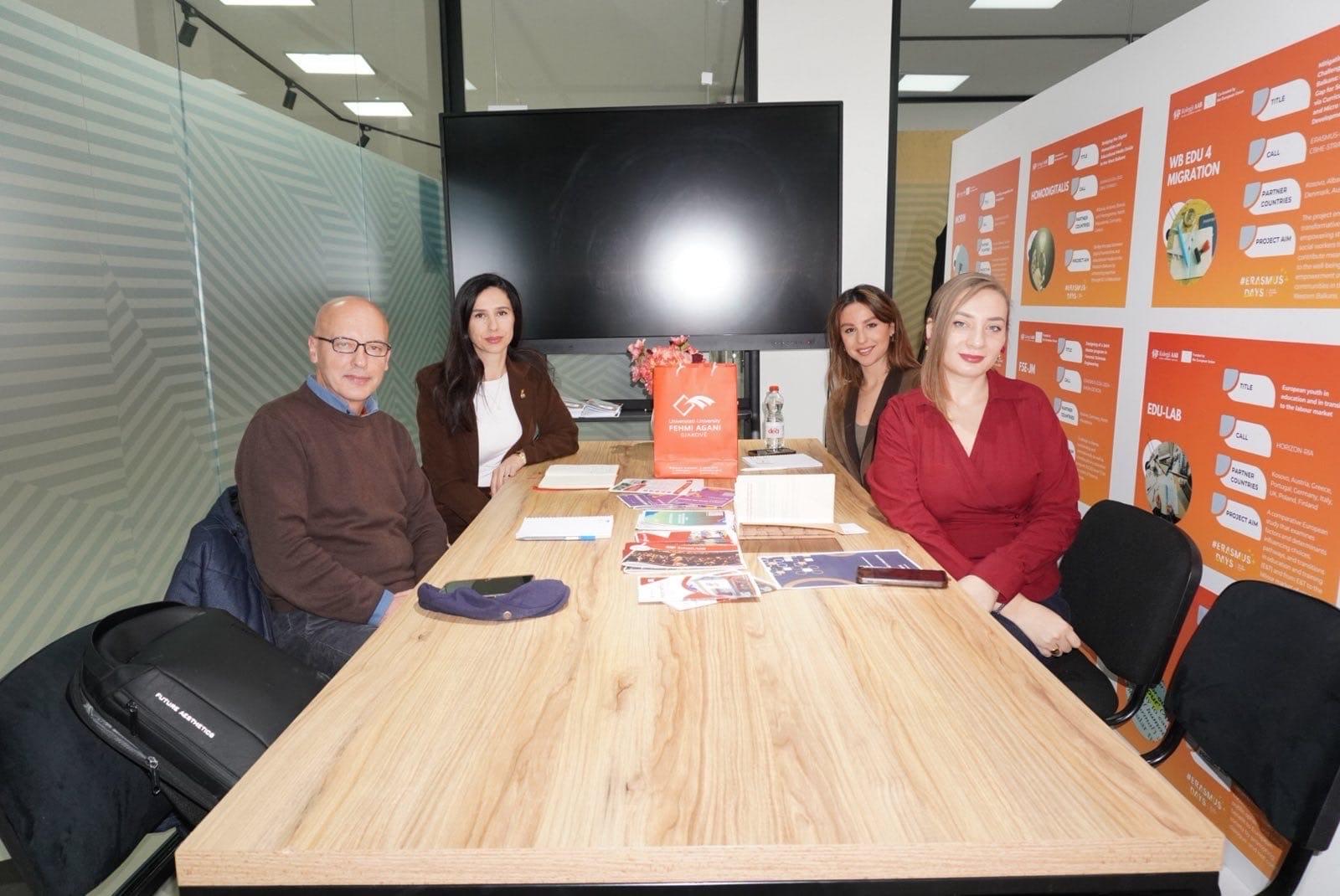 Përfaqësuesit e Zyrës për Bashkëpunim Ndërkombëtar vizitojnë tri institucione private të arsimit të lartë